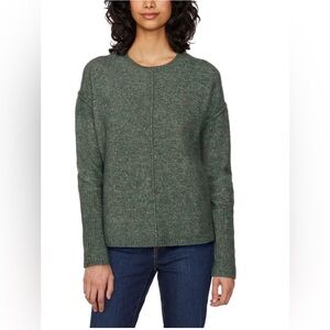 Elegant Forest Green Crew Neck Sweater